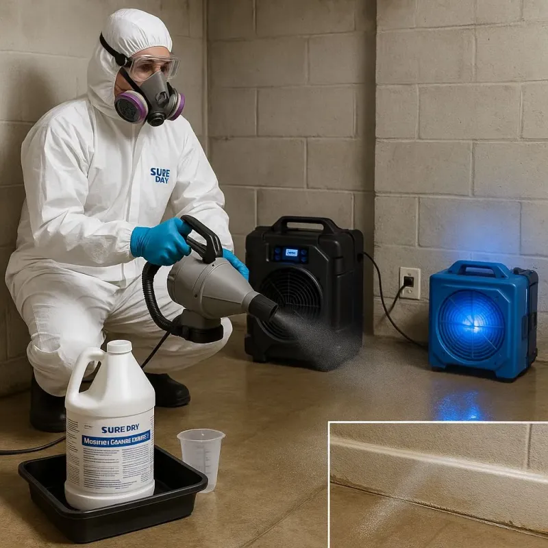 Sanitization and Odor Removal process in Norton, MA