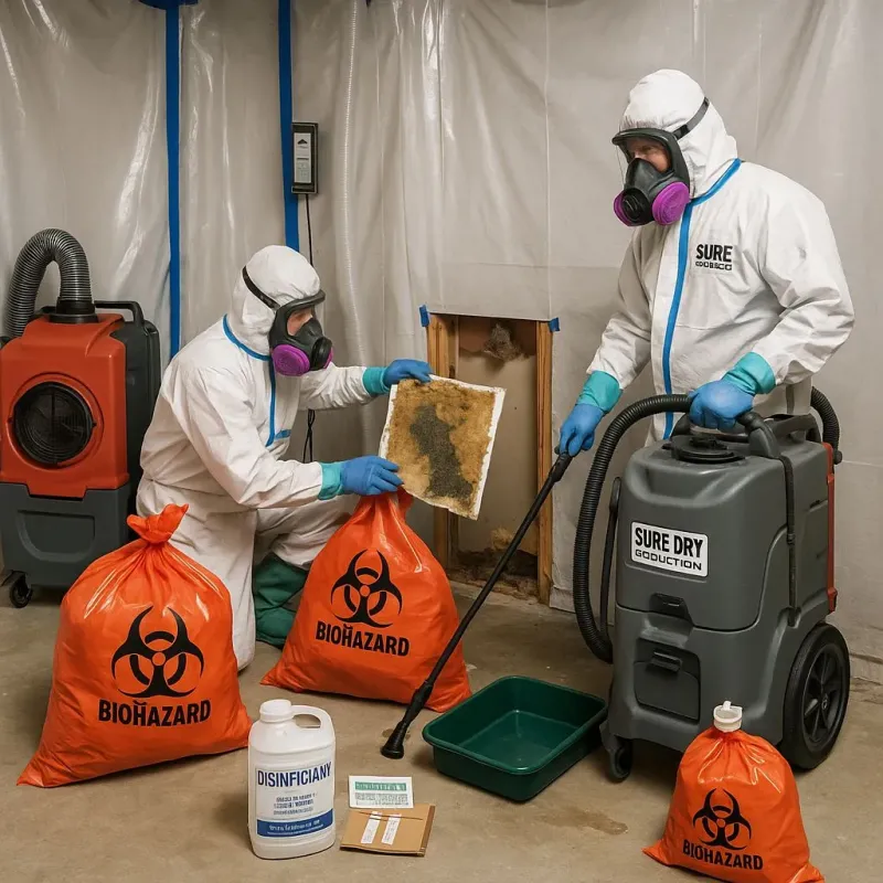 Contaminated Water Handling Protocols process in Norton, MA