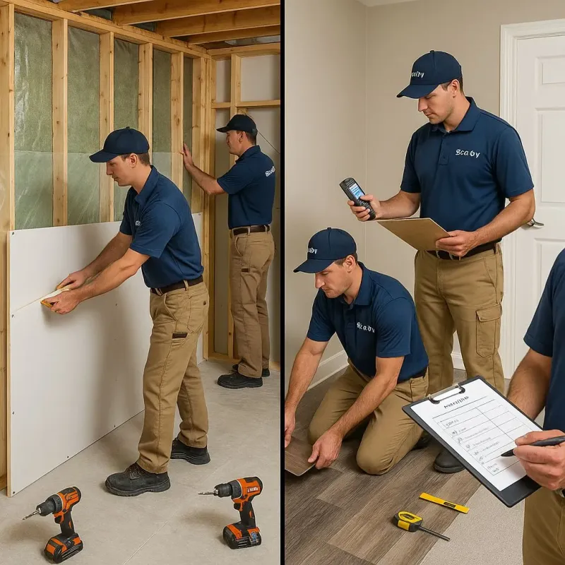 Repairs and Reconstruction process in Norton, MA