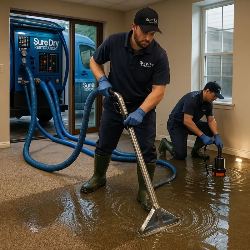 Water Extraction and Removal process in Norton, MA
